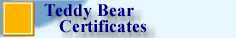 Teddy Bear Certificates